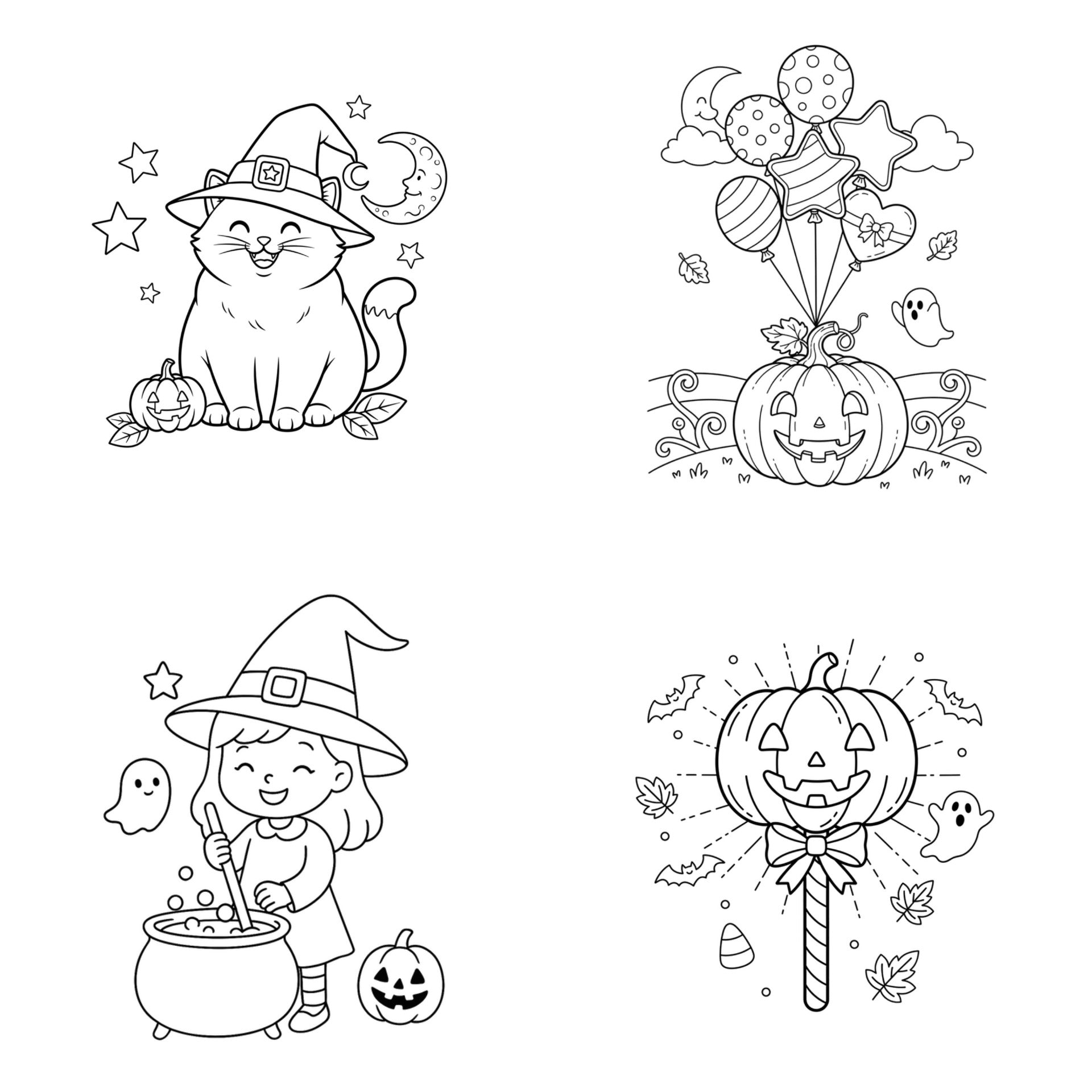 Moja Prva Halloween Pobarvanka - Za punce